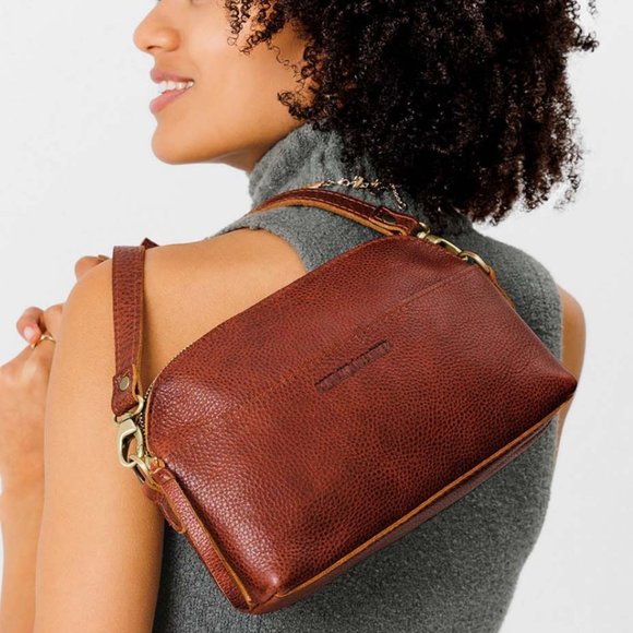 Portland Leather Handbags - Portland Leather Goods eclipse purse in Nutmeg